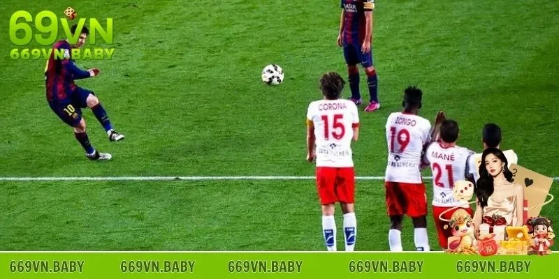 Đá phạt trực tiếp xảy ra khi xuất hiện phạm lỗi